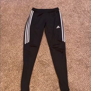 Black Adidas sweatpants